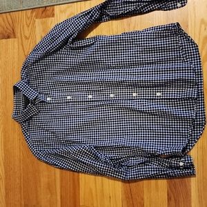 Men Banana Republic Lightweight Shirt Small Navy Blue